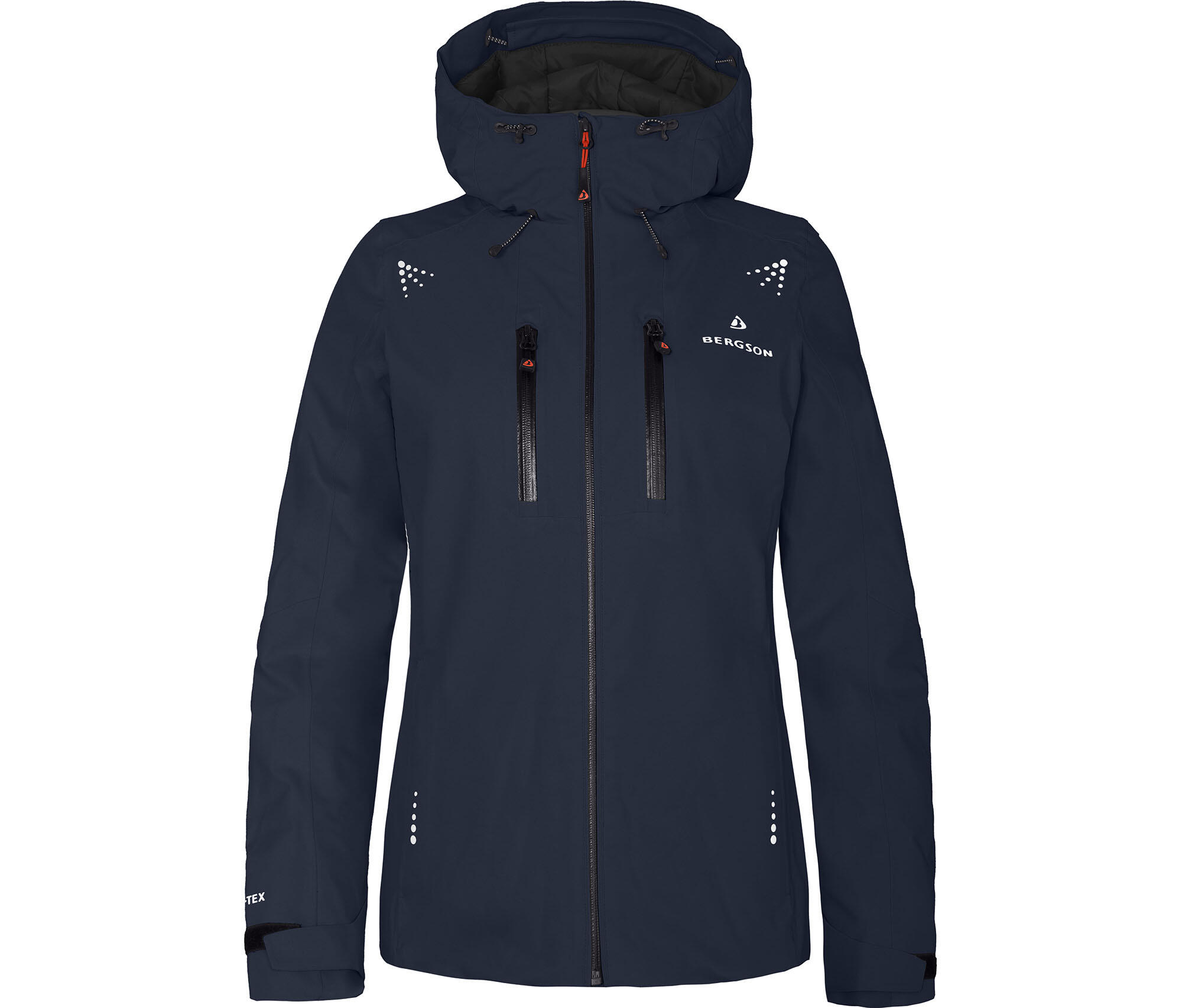 Regenjacke leicht wattiert, recycelt, 20000 mm Wassersäule Blau 2/6