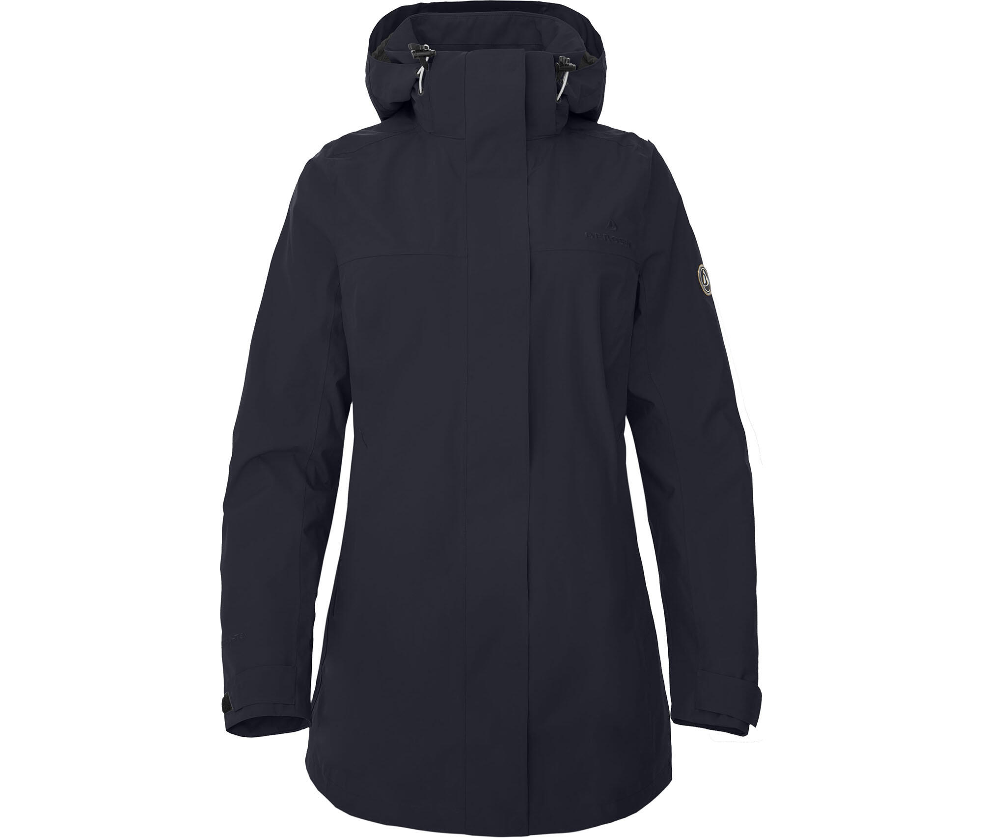 Sommer-Parka wasserdicht, leichtes Netzfutter, 20000 Wassersäule Blau 2/4