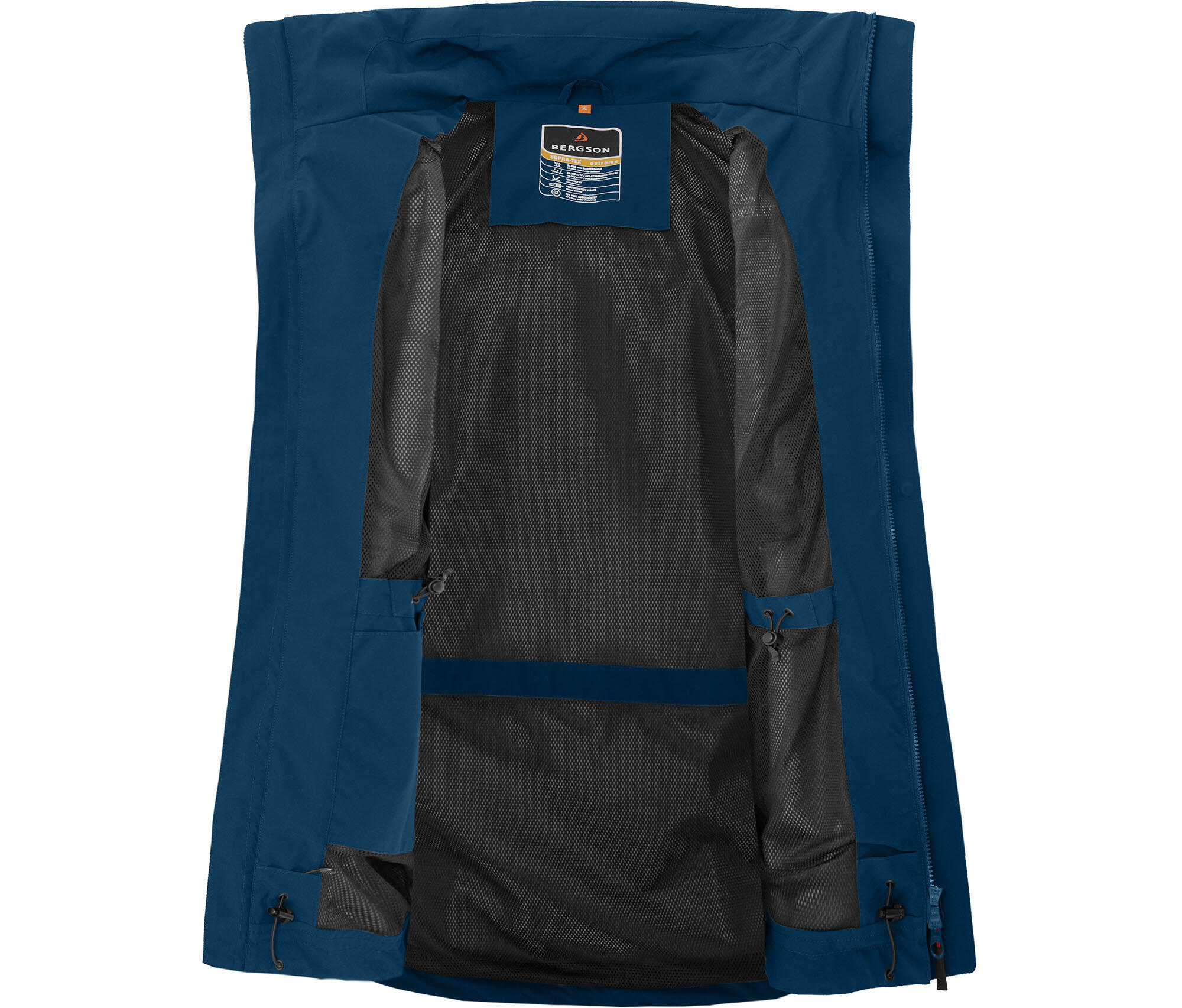 Sommer-Parka Netzfutter, 20000 mm Wassersäule Blau 5/5