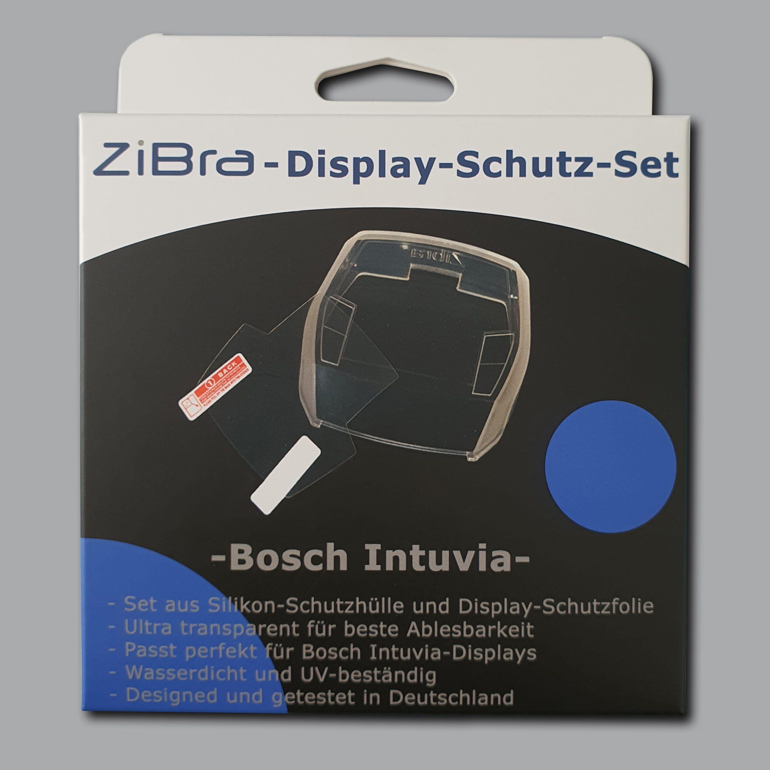 Zibra custodia e 2 pellicole per Bosch Purion. 3/4