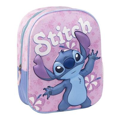Mochila Escolar Stitch Rosa