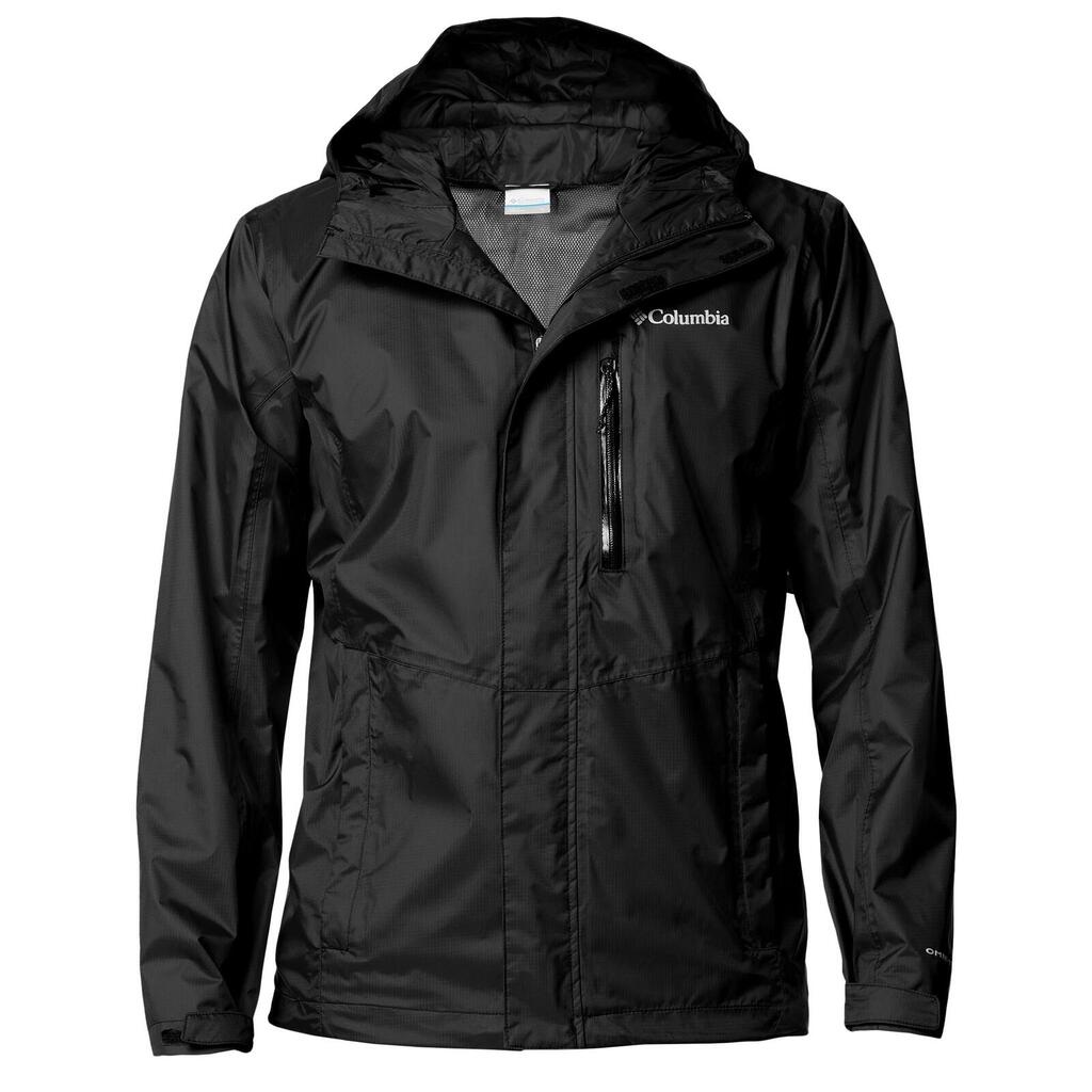 Columbia Men's Pouring Adventure Waterproof Hiking Jacket - Black