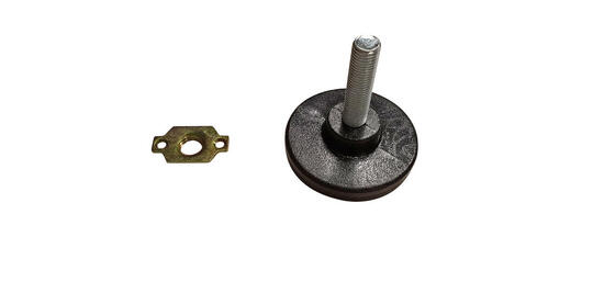 Höhenverstellbarer Drehteller Fuß inkl. Gewindeplatte - Version 02