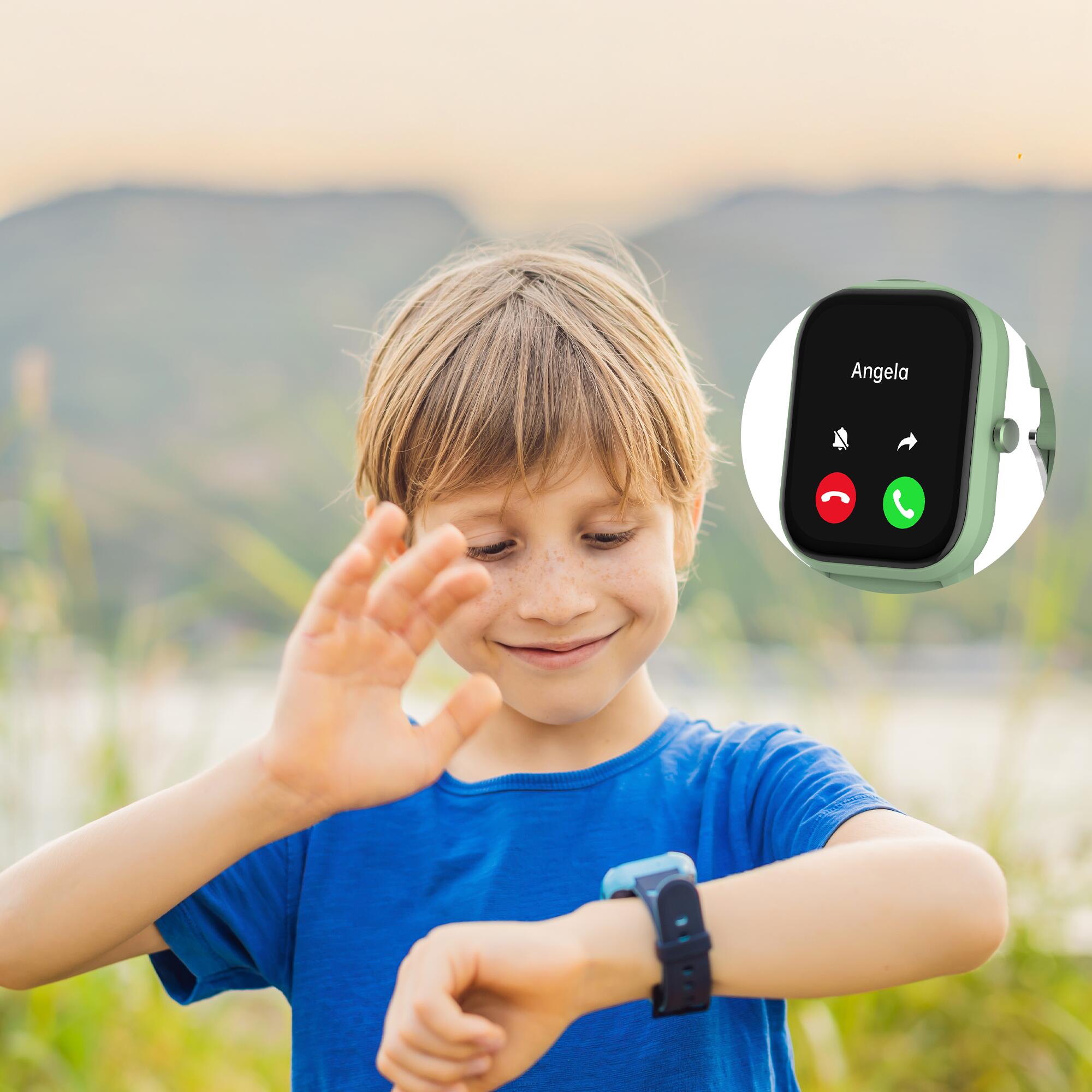 Smartwatch - Enfants - Appels/SMS/Whatsapp - 130+ modes sportifs - SWK120GN 2/6