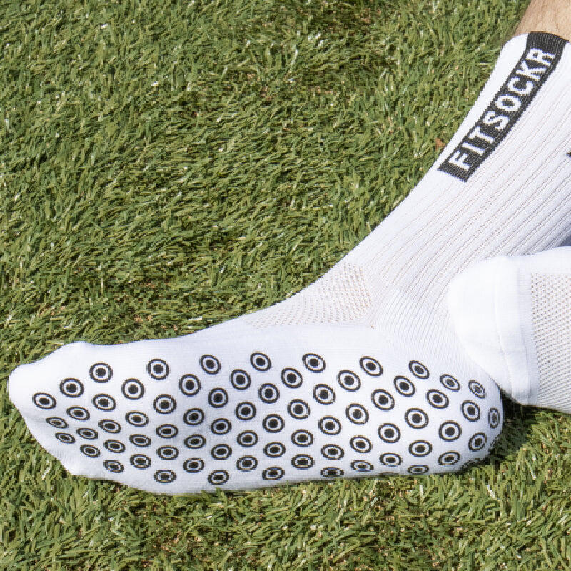 FitSockr Gripsokken - Wit L 3/3