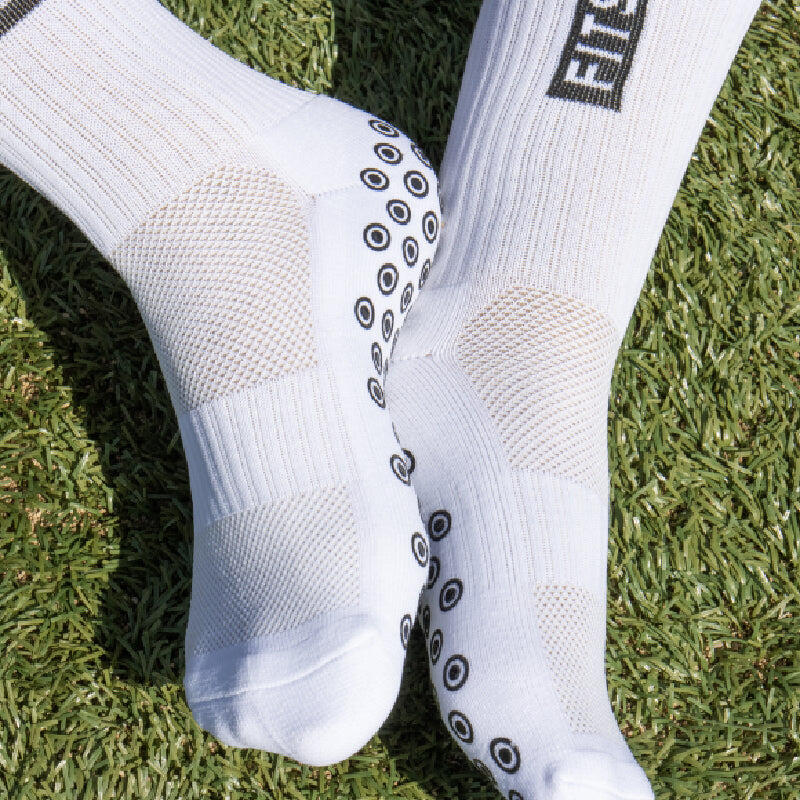 FitSockr Gripsokken - Wit L 2/3