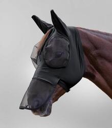 Masque anti-mouches pour cheval avec protection nasale Waldhausen Puck
