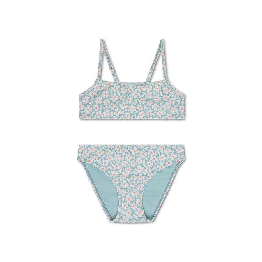 SWIM ESSENTIALS Swim Essentials | Bikini Fiori UV Verde Bambina