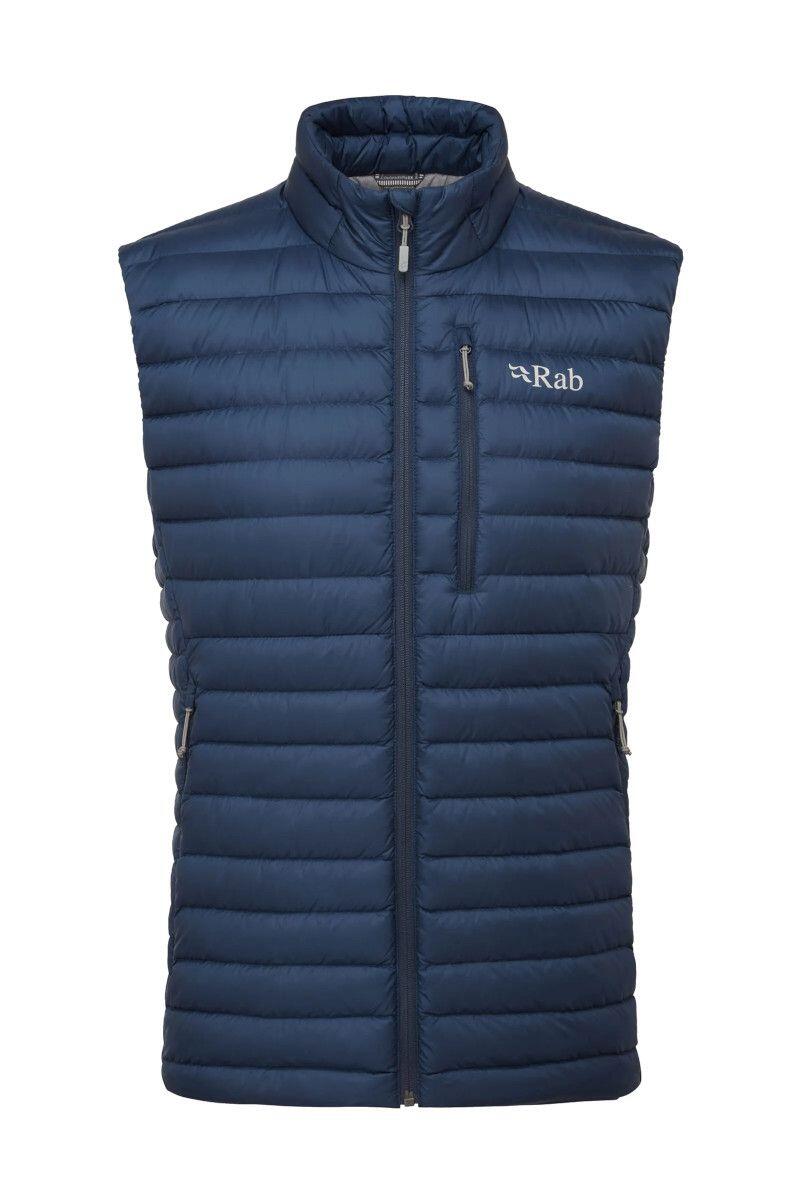 Piumino smanicato uomo Rab Microlight blu 2/3