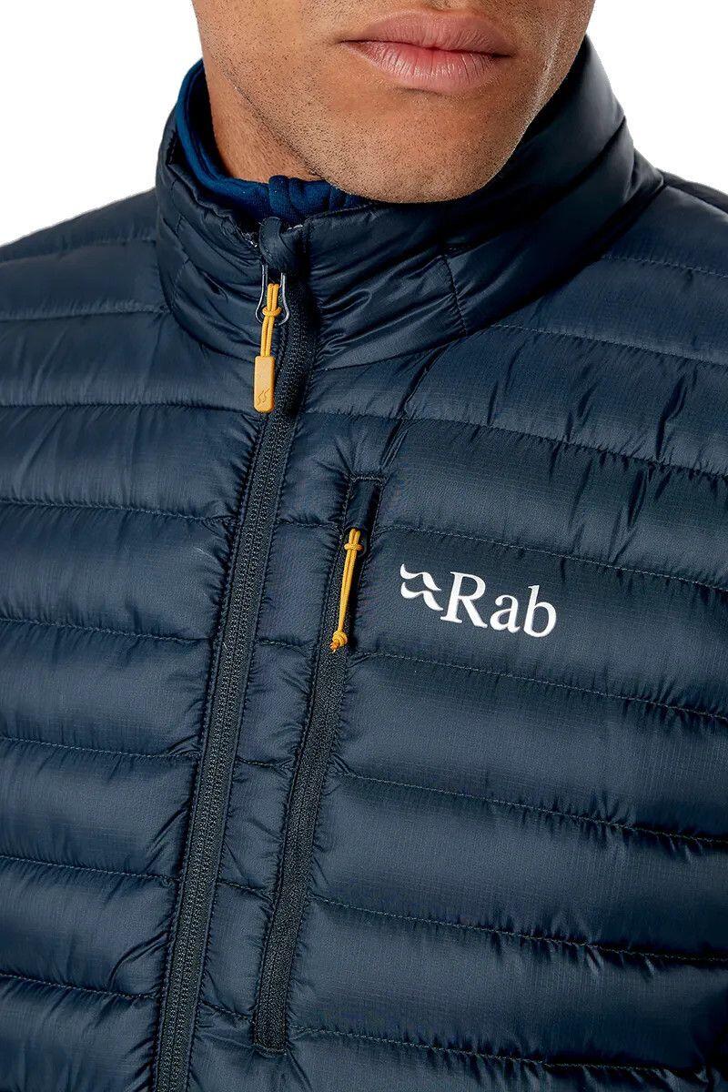 Piumino smanicato uomo Rab Microlight blu 3/3