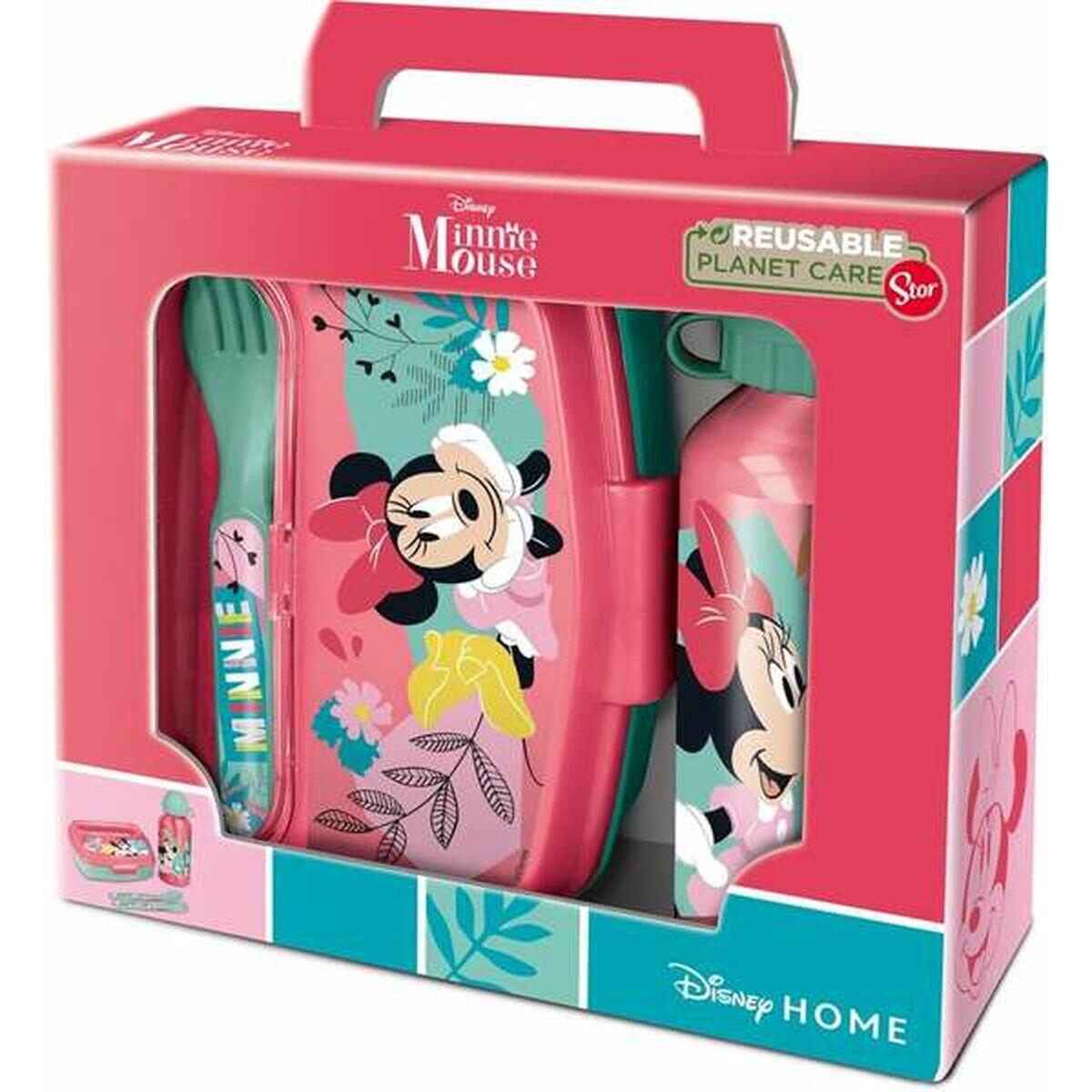 DISNEY Contenitore per il pranzo con Bottiglia Minnie Mouse