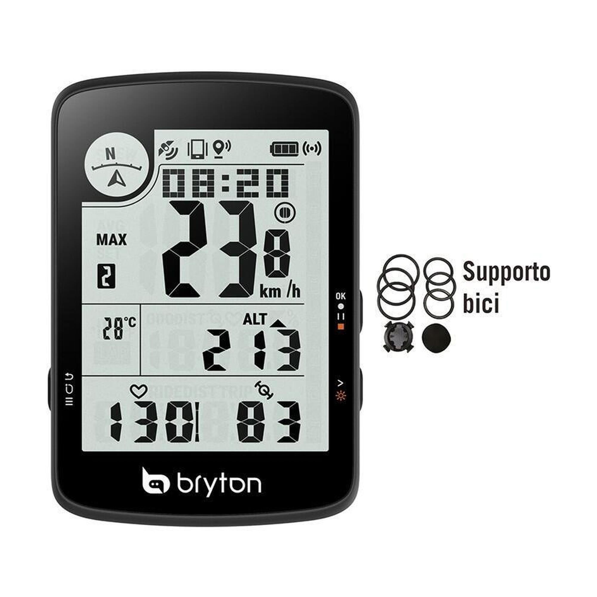 Bryton - Compteur Gps Vélo "rider 17"  Bryton - Compteur Gps Vélo - Multicolore|noir - No Size - Decathlon
