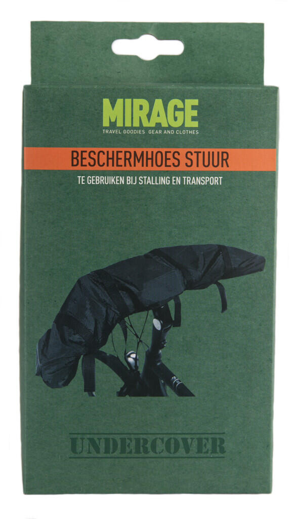 Mirage Copertura Protettiva per Manubrio 85x35 cm - Nero. 3/4