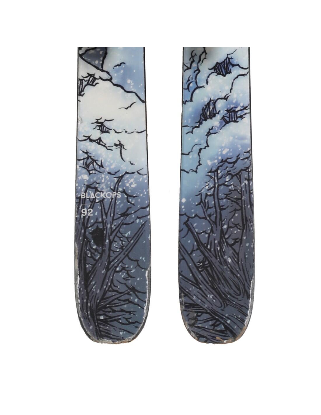 RECONDITIONNE - Ski Rossignol Blackops 92 + Fixations 4/4