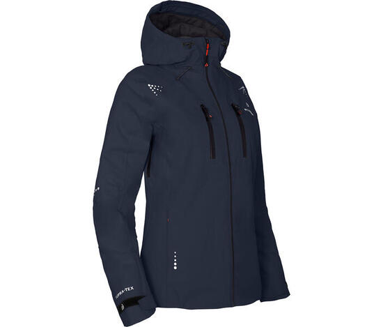 Regenjacke leicht wattiert, recycelt, 20000 mm Wassersäule Blau