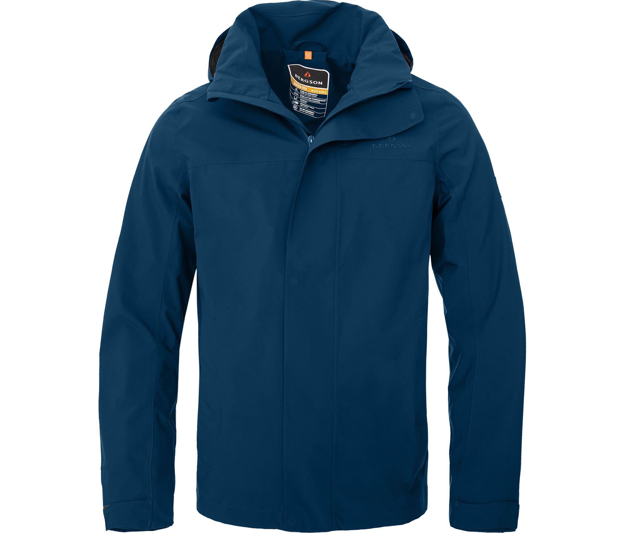 Regenjacke Netzfuttter, 20000 mm Wassersäule Blau 2/5