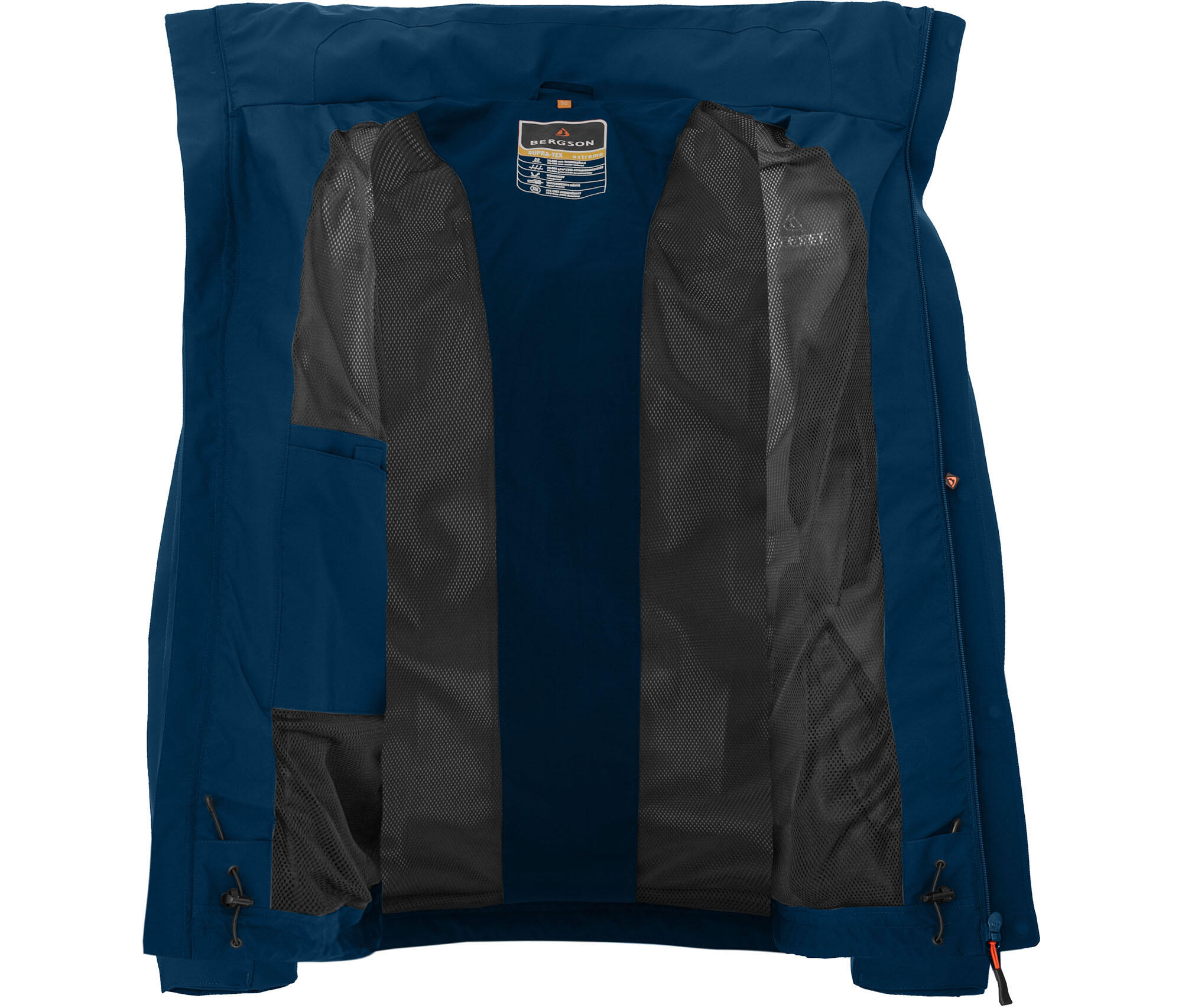 Regenjacke Netzfuttter, 20000 mm Wassersäule Blau 5/5