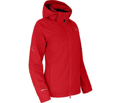 Rad-Regenjacke Netzfutter. 12000 mm Wassersäule grau