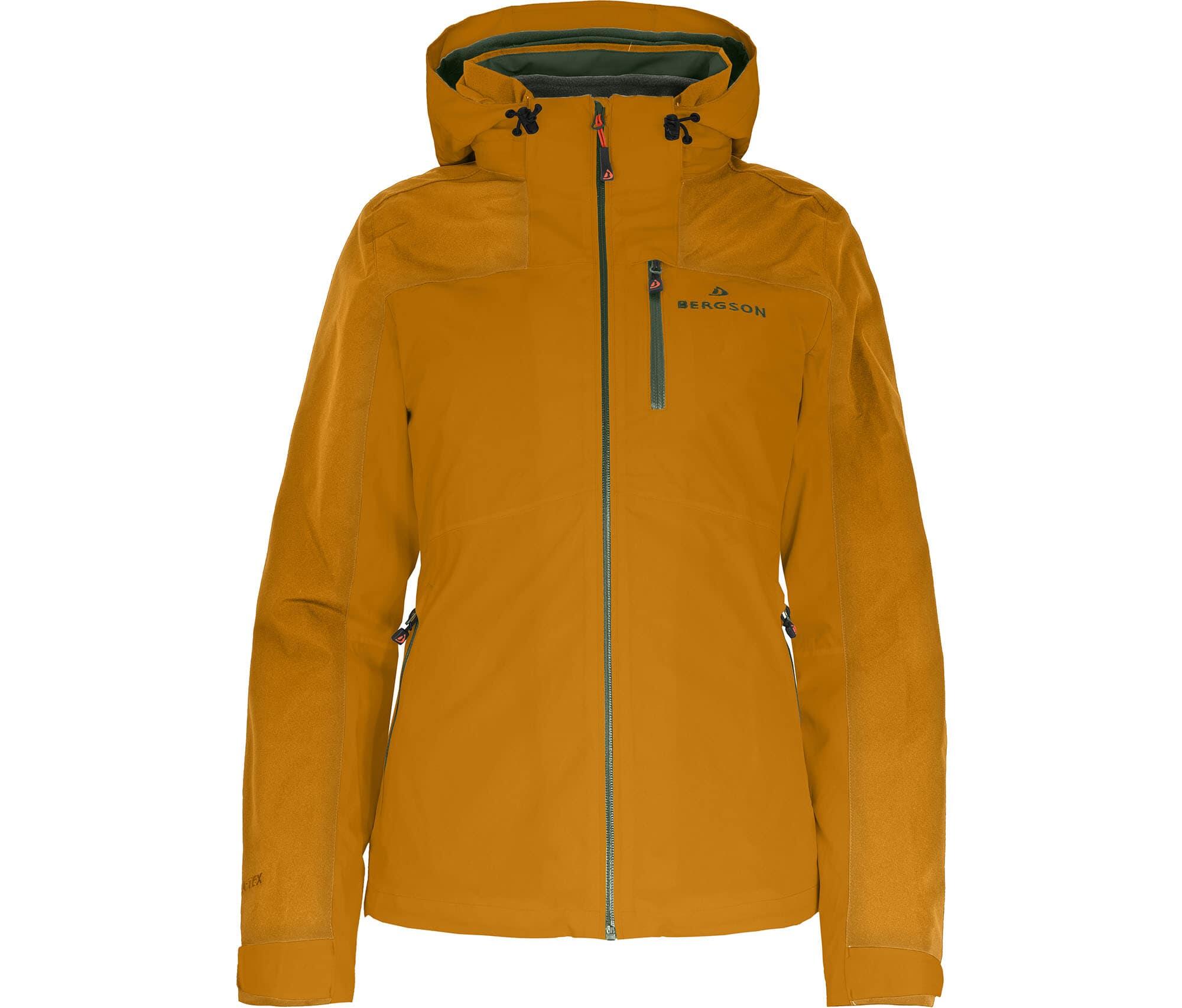 Regenjacke Fleece Innenjacke, 20000 mm Wassersäule gold 2/6