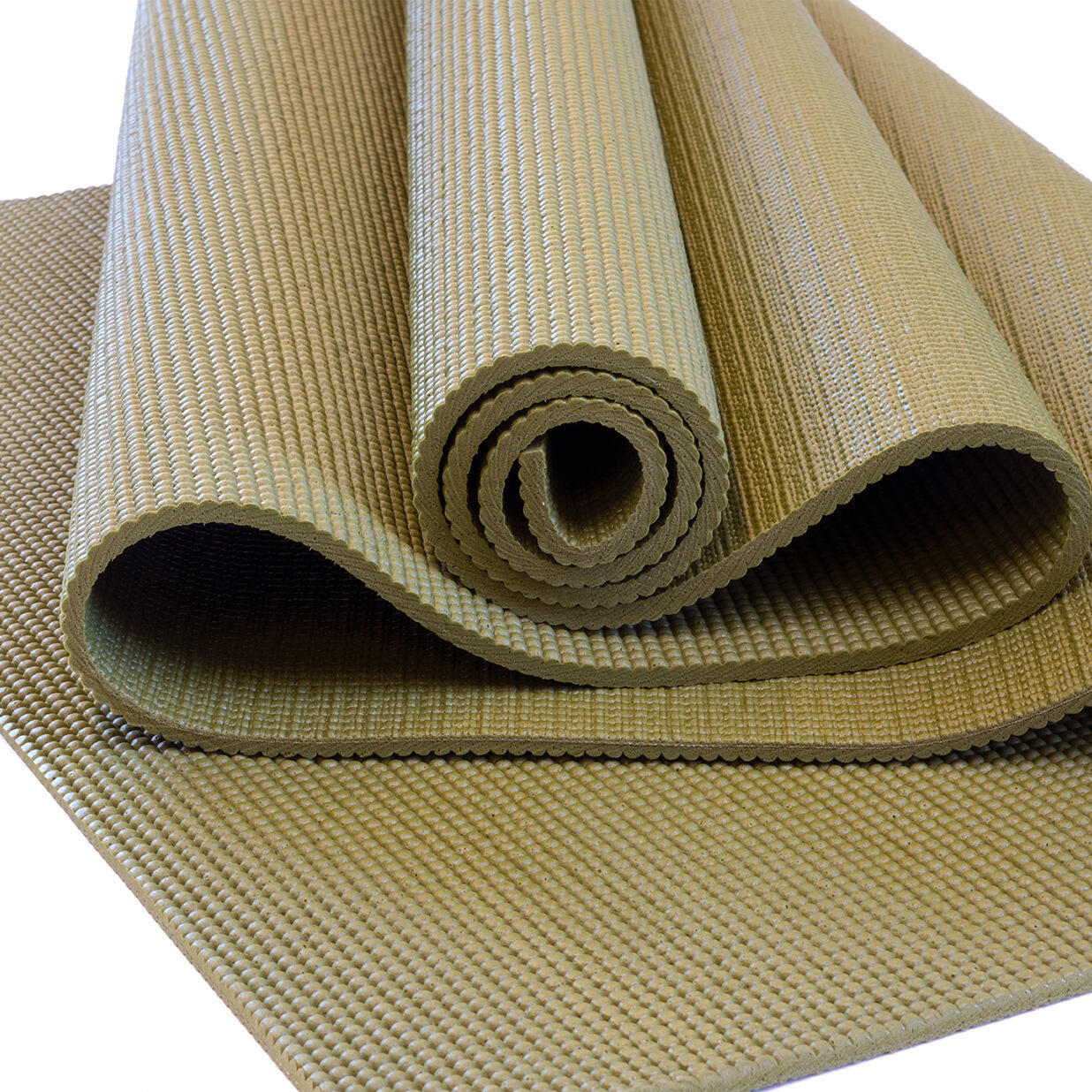 Lotus Yogamat sticky extra dik olijfgroen 3/5