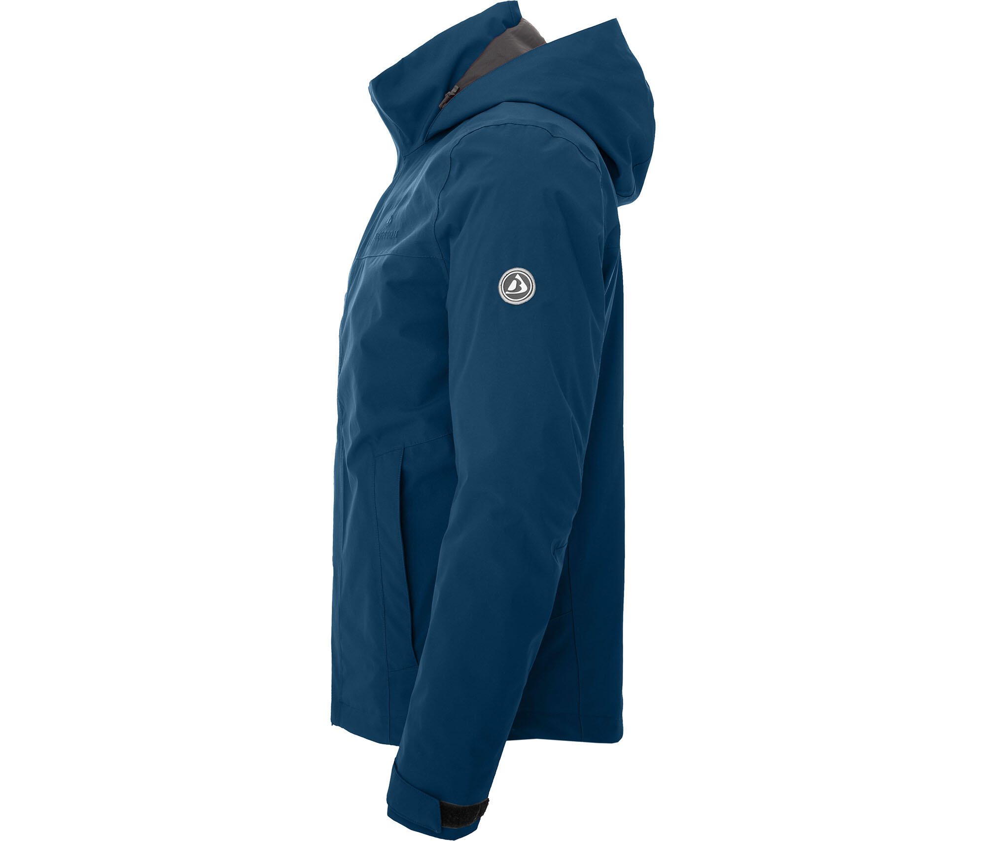 Regenjacke mit Innen-Steppjacke, 20000mm Wassersäule Blau 3/7