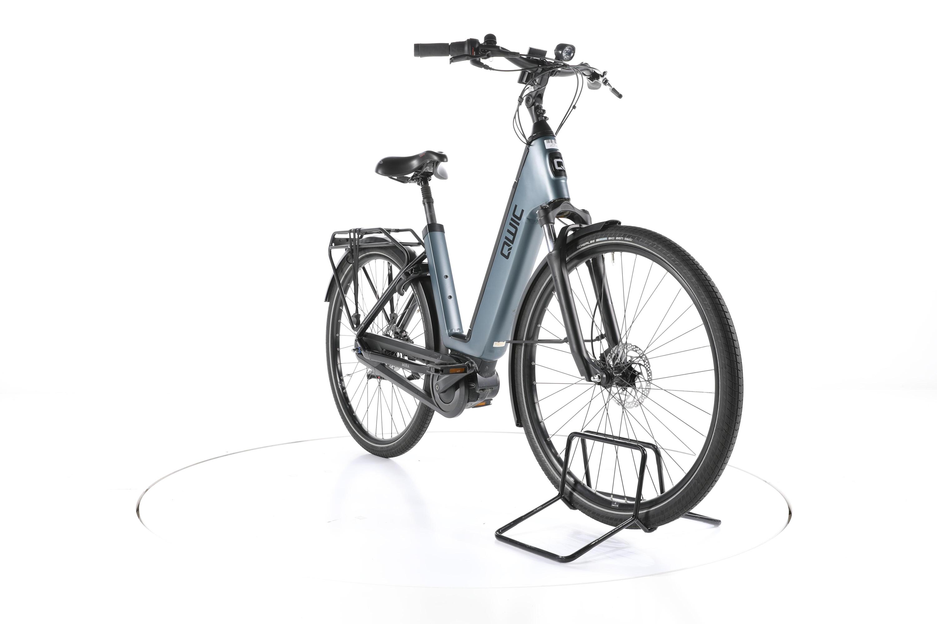 Refurbished - QWIC Mira Daily City E-Bike Lage instap 2022 - Goed 3/7