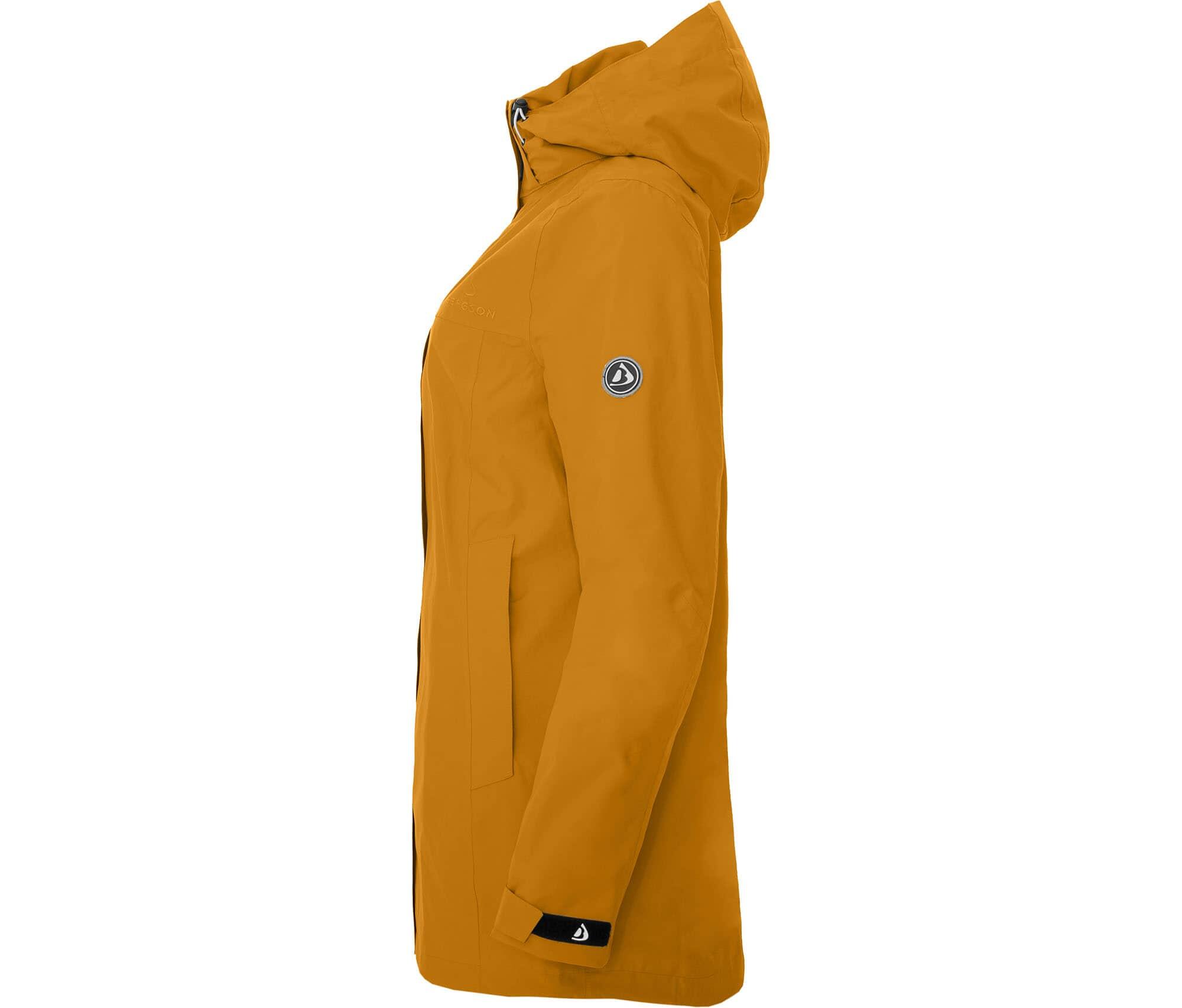 Sommer-Parka wasserdicht, leichtes Netzfutter, 20000 Wassersäule gold 3/5