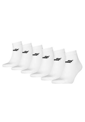 Puma Unisex Sneaker Quarter Socken für Damen Herren 6er Pack
