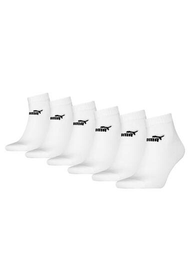 Puma Unisex Sneaker Quarter Socken für Damen Herren 6er Pack