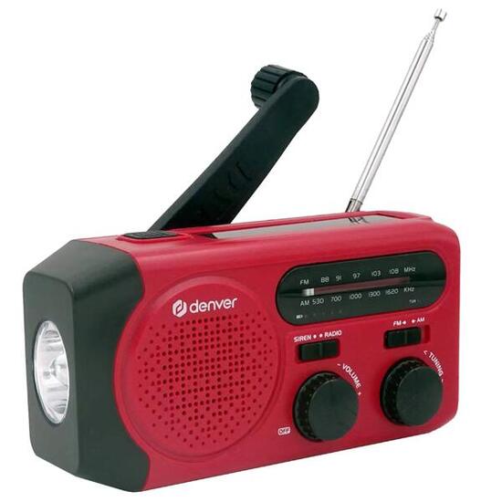 Noodradio - Powerbank 2000mAh - Zon energie - FM - Zaklamp - SOSsirene - SCR2010