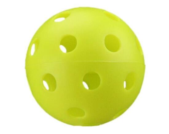 Balle de baseball en plastique Benson Wiffle jaune