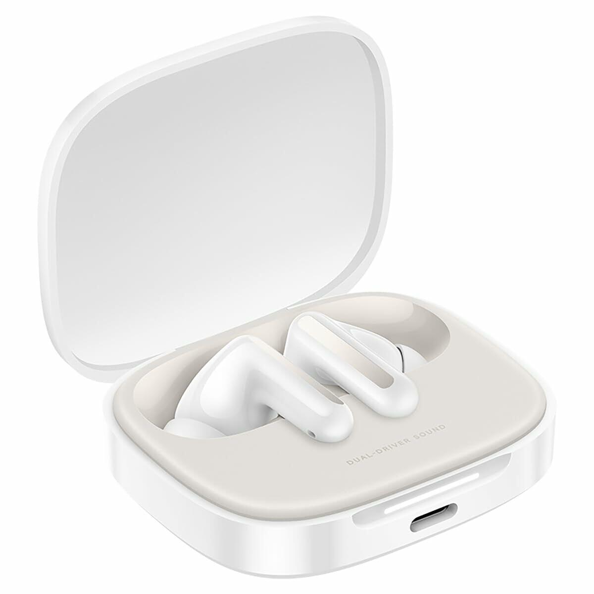 Auriculares Sem Fios com Estojo de Carregamento Xiaomi Redmi Buds 6 Branco 4/6
