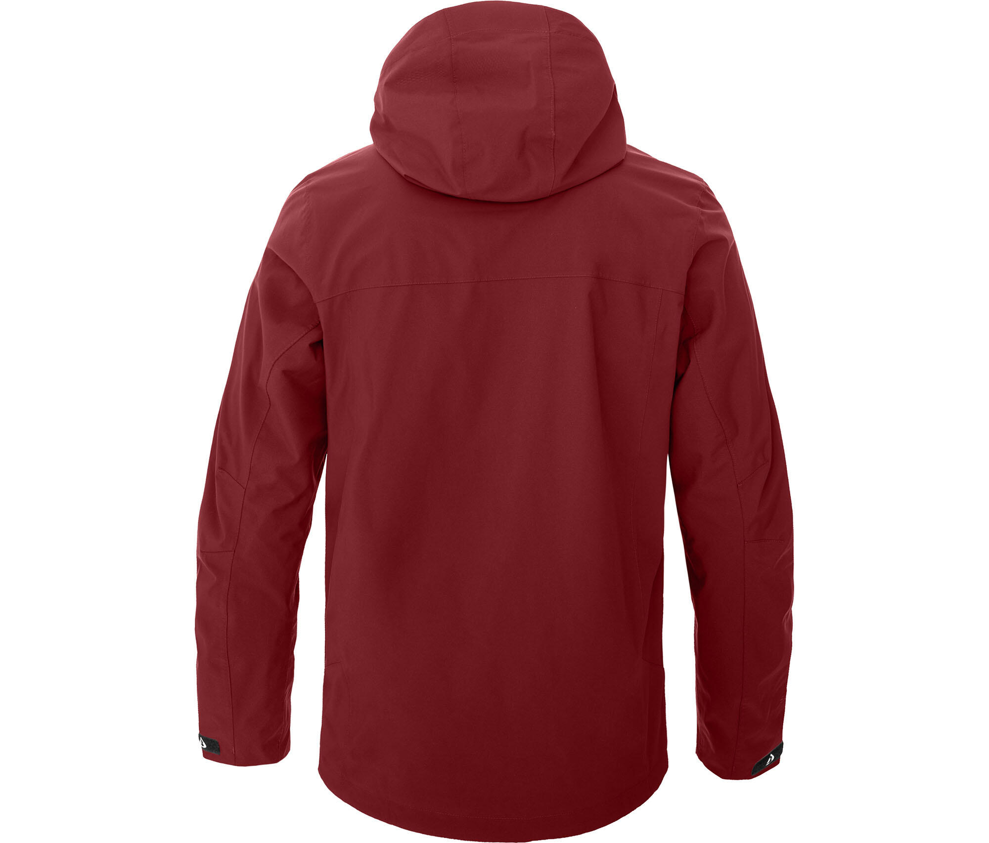Regenjacke gefüttert, wasserdicht, atmungsaktiv Rot 4/5