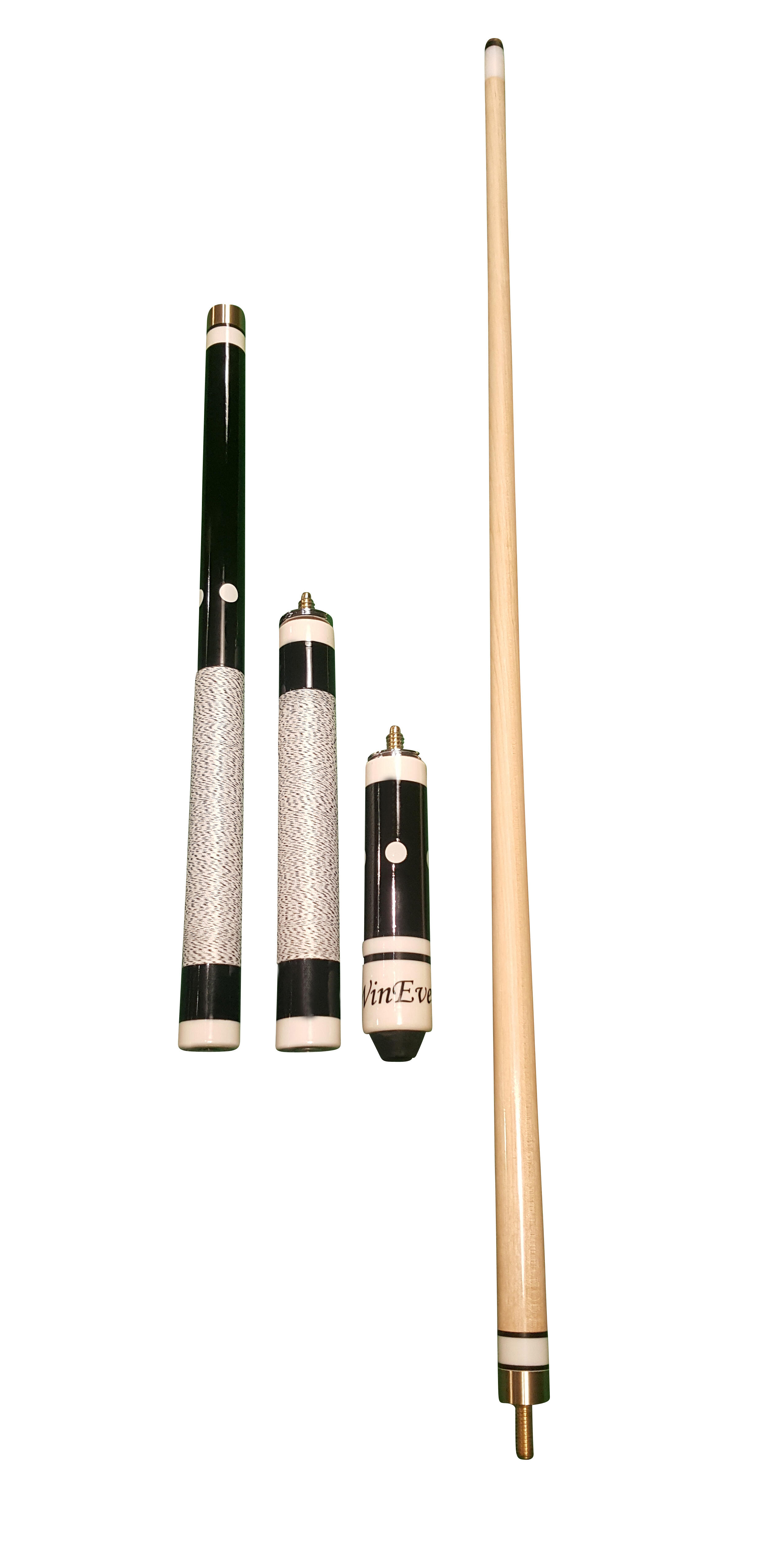Set stecche da biliardo WinEver con borsa, gesso, rifinitore e cuoio di ricambio 2/2