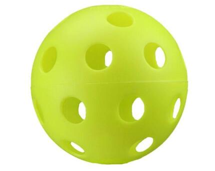 Balle de softball en plastique Benson Wiffle jaune