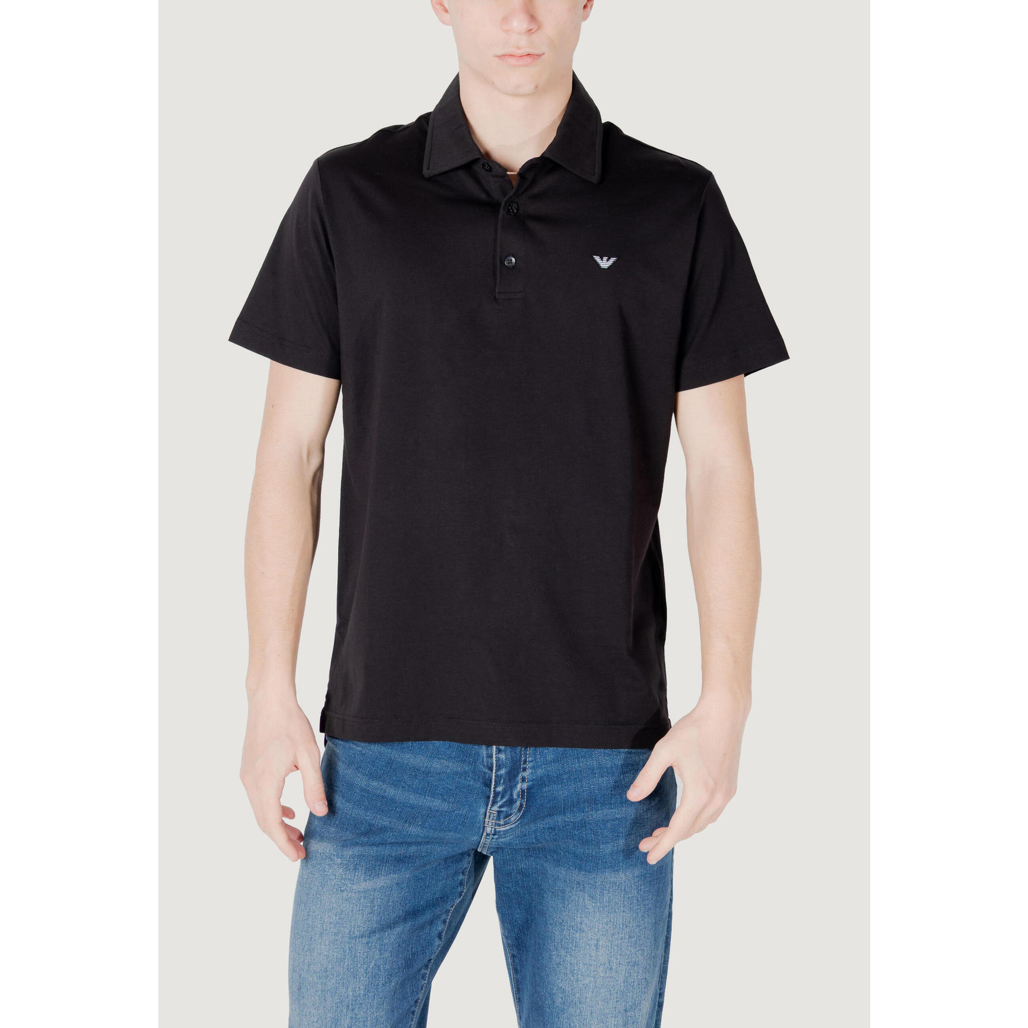 Emporio Armani Connected - Polo Manches Courtes Swimwear Homme Noir - Polo Manches Courtes - Noir - Decathlon