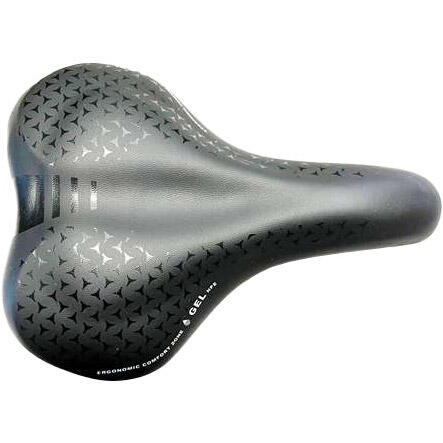 Selle Monte Grappa Monte Grappa Saddle Asola 6200 Gel Steel Rail noir 2/4