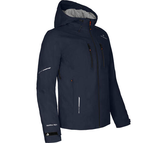 Regenjacke leicht wattiert, recycelt, 20000 mm Wassersäule Blau