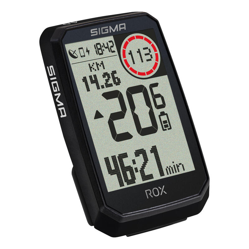 COMPTEUR GPS VÉLO ROX 4.0 ENDURANCE NOIR - PACK CARDIO