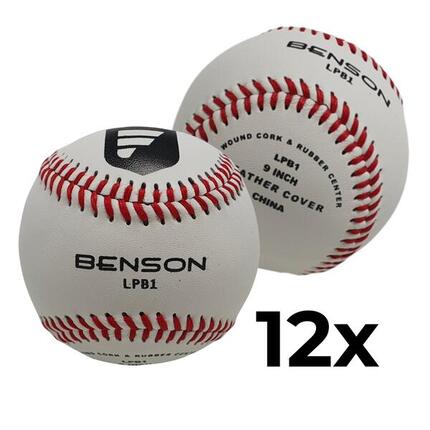 Benson LPB1 9 Zoll 12 Stück (Dutzend) Übungs-Trainingsbälle