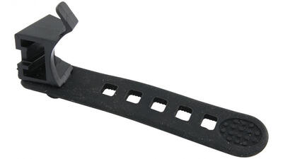 Axa-houder voor achterlicht greenline & compactline, zwart, stevige montage