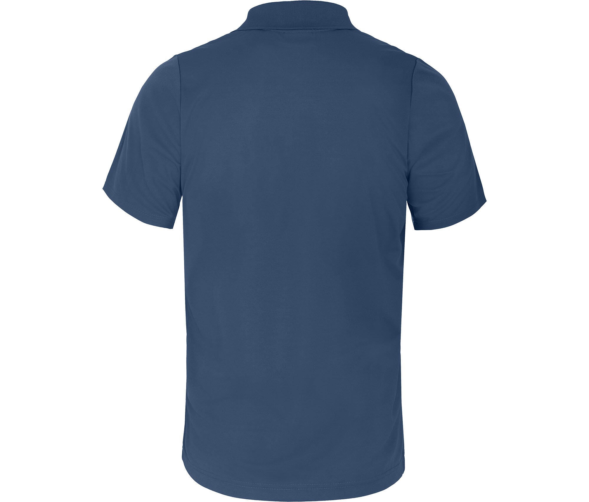 Polo-Shirt Reißverschluss, schnelltrocknend, Pique blau 3/3