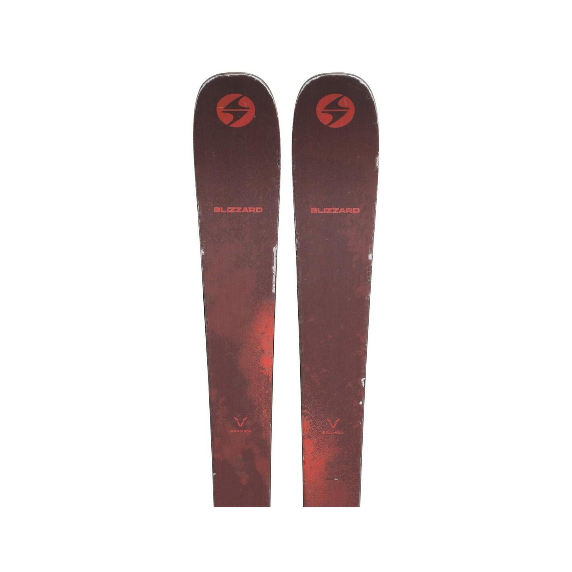 Blizzard - Reconditionne - Ski Blizzard Brahma 88 + Fixations - Correct - Skis - Marron - 165 Cm - Decathlon