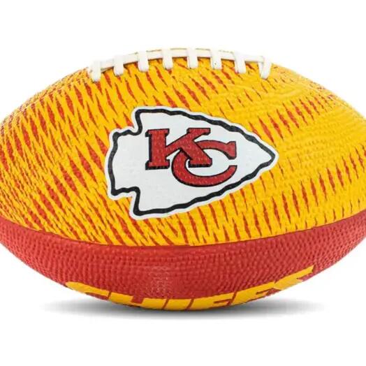Wilson NFL Team Tailgate Football Junior Team Chiefs