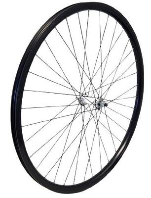 Gazelle kgs ryde voorwiel 28 inch (622) zwart met zwarte spaken