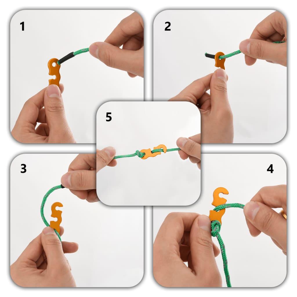 Lignes de Tentscheer Réfléchissantes avec Tendeurs - 8 Pièces - 4 m 2/4