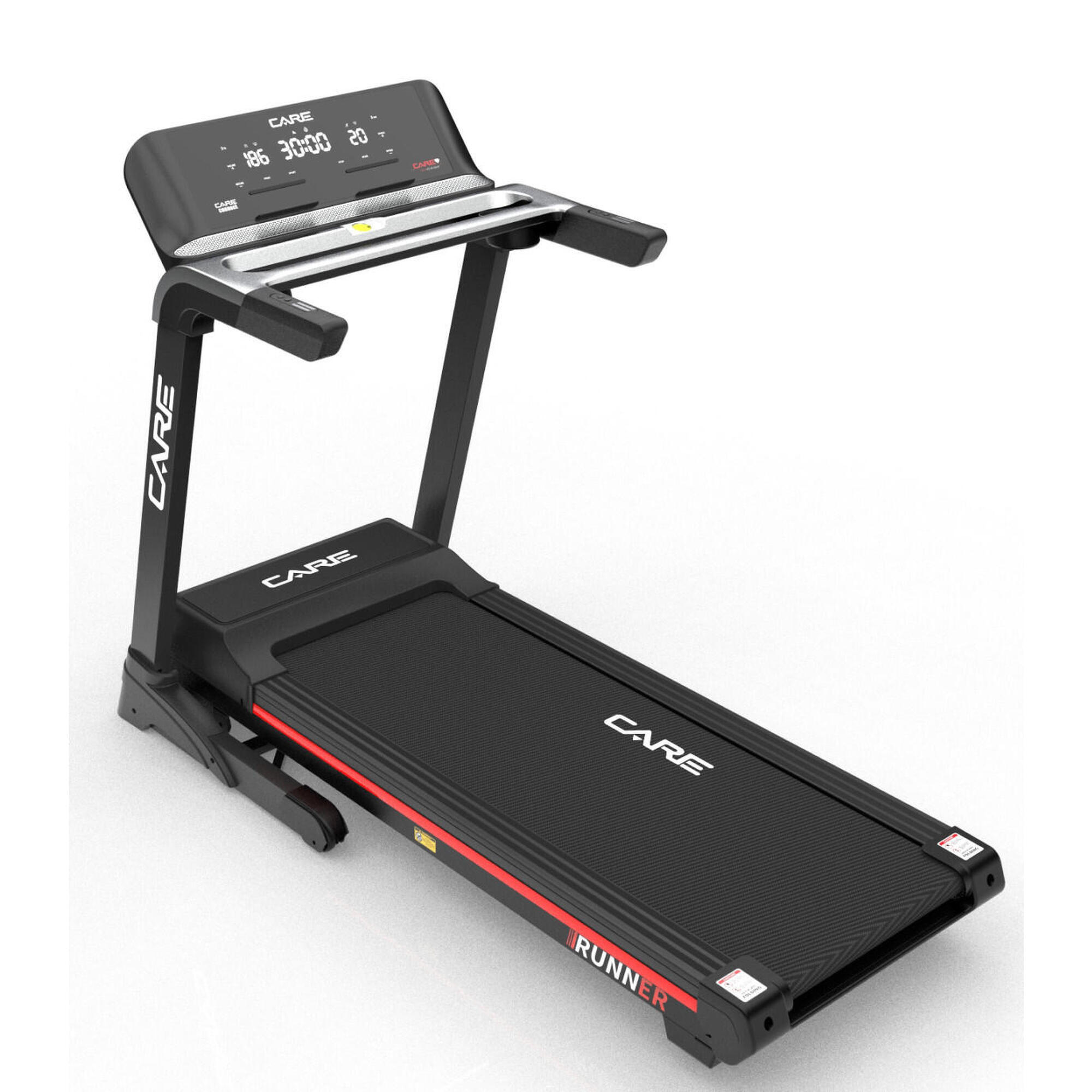 Care Fitness - Tapis De Course Connecté - 20km/h - Care - Runner - Kinomap - Tapis De Course - Noir - Taille Unique - Decathlon