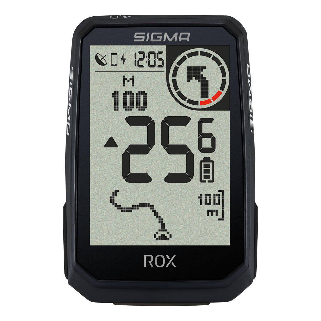 Sigma ROX 4.0 Endurance Bicycle Computer - Black