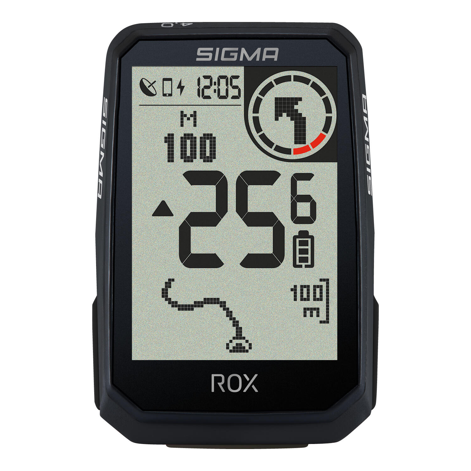 SIGMA ROX 4.0 ENDURANCE GPS FIETSCOMPUTER ZWART