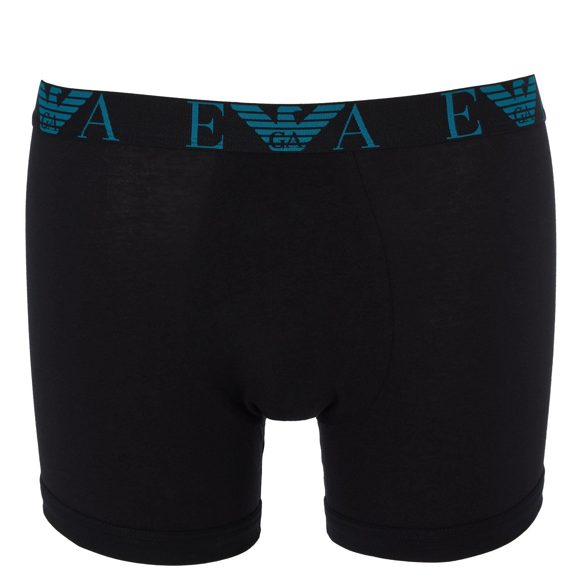 Stretch Cotton Logo 3 Pack Boxers Black/Black/Black 4/4
